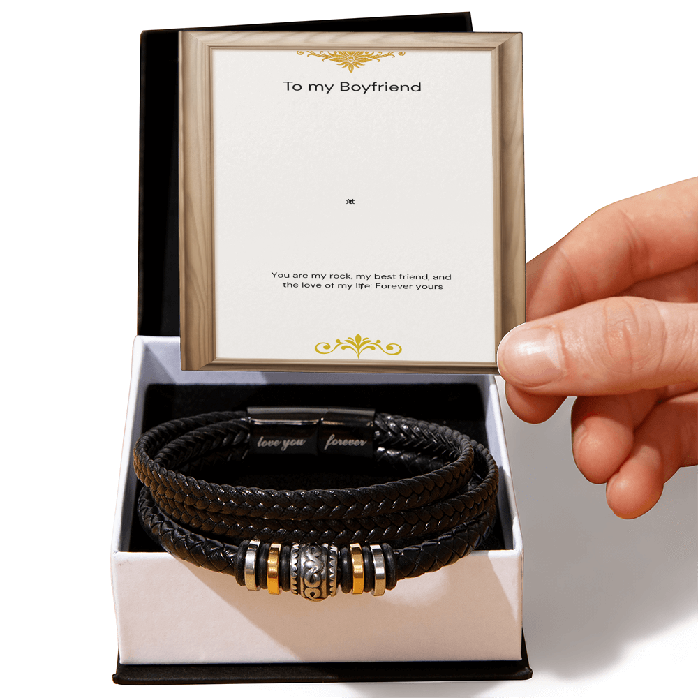 To My Boyfriend - You are my always - Elegant Bracelet with gift box