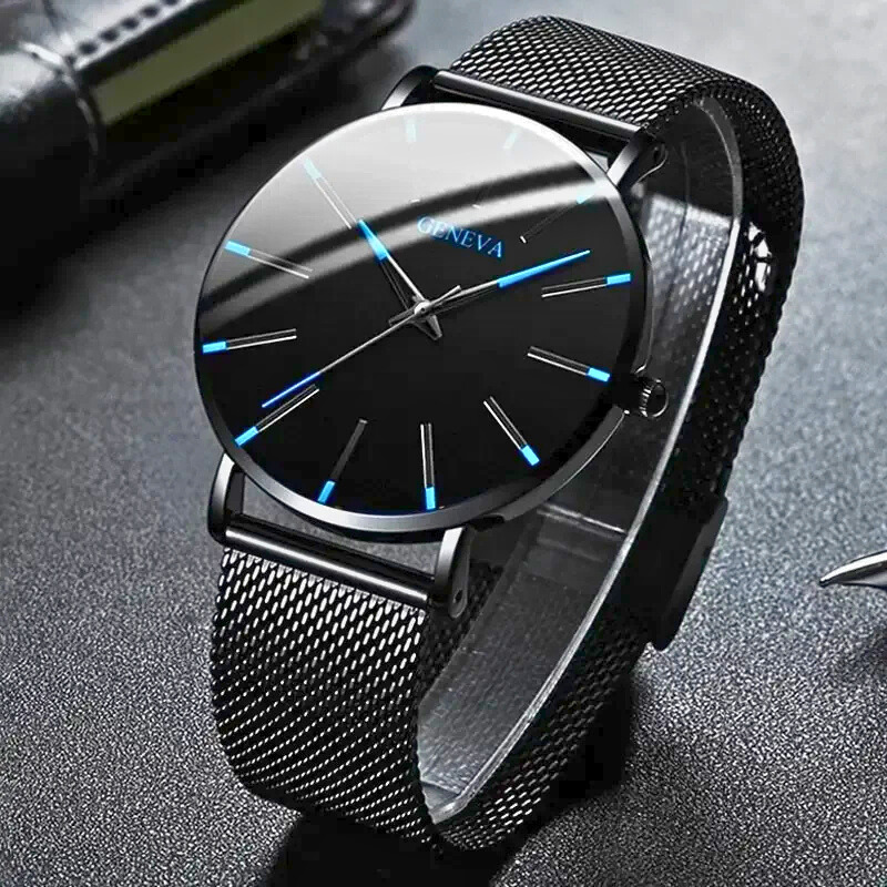 Minimalist Men's Fashion Ultra -Thin Quartz Watch