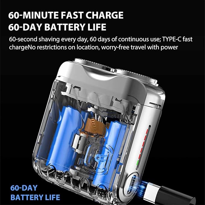 Mini Electric Shaver - Rechargeable, Easy to use