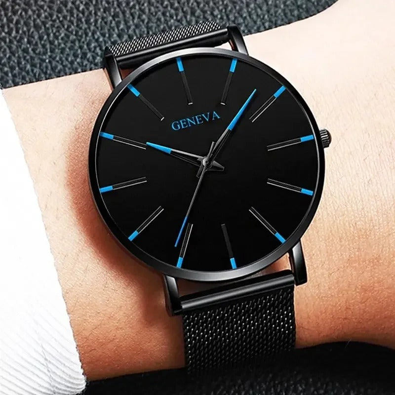 Minimalist Men's Fashion Ultra -Thin Quartz Watch