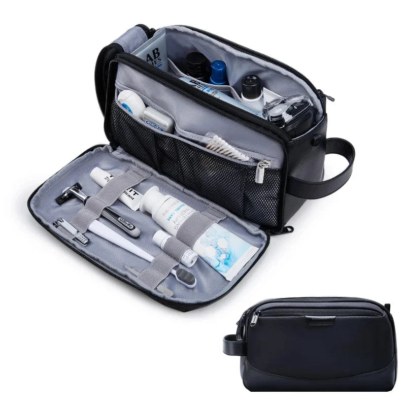 BAGSMART Men's Travel Toiletry Bag - Premium Large Capacity Dopp Kit Organizer