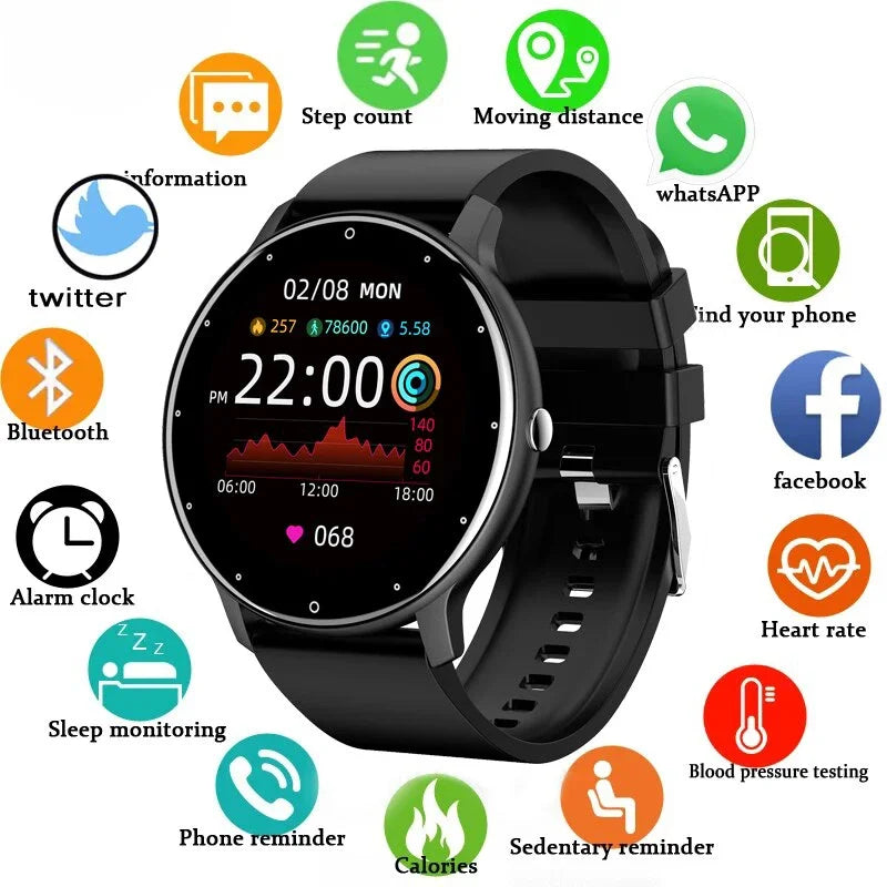 LIGE Smart Watch - Bluetooth Calling, Fitness & Sleep Tracker, Compatible with IOS & Android