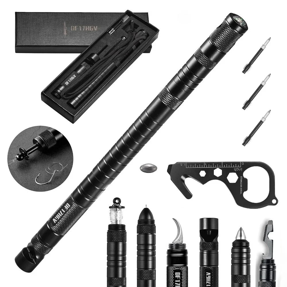 Tactical Self-Defense Pen - Multifunctional Outdoor Survival Tool