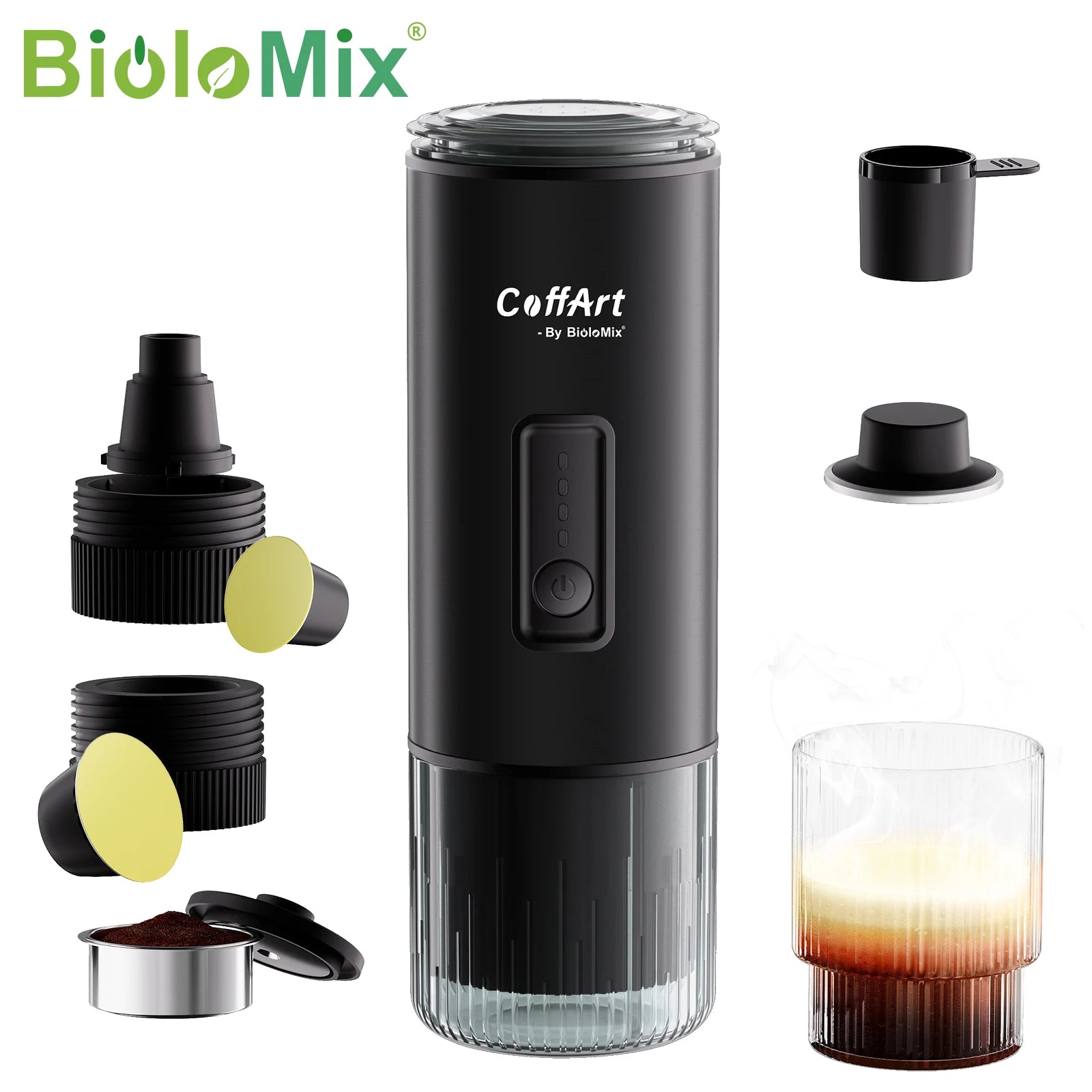 Portable Espresso Coffee Maker - For Car & Home ( 12V Travel  Brewer )