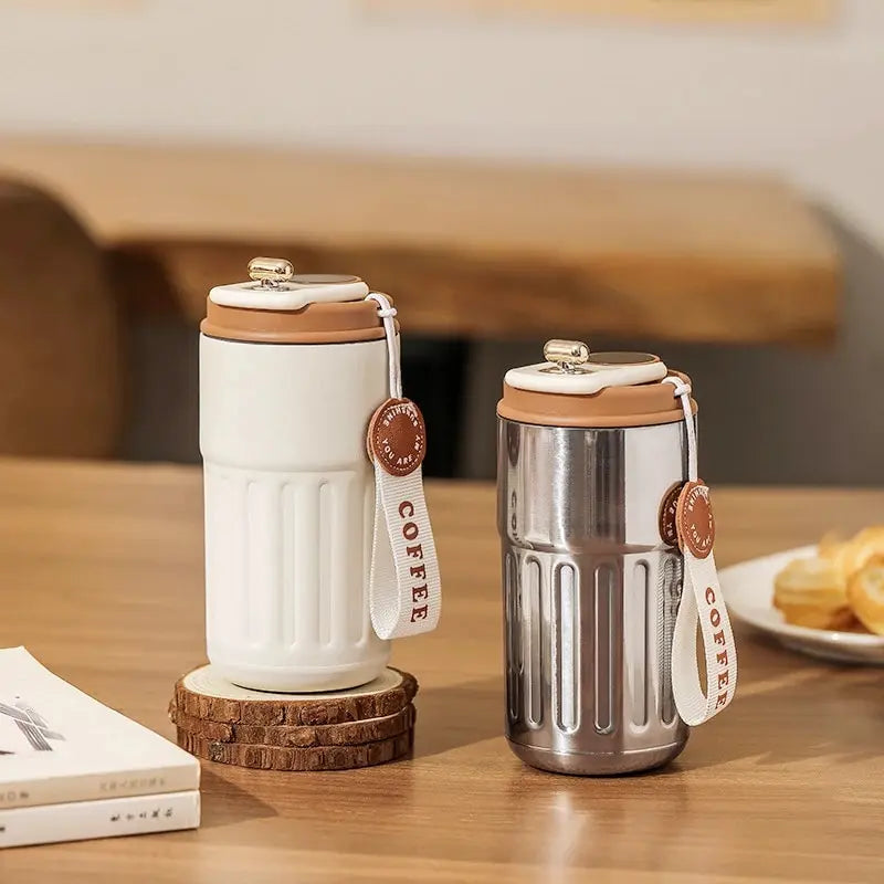Smart Stainless Steel Travel Mug- Insulated Coffee & Tea Tumbler