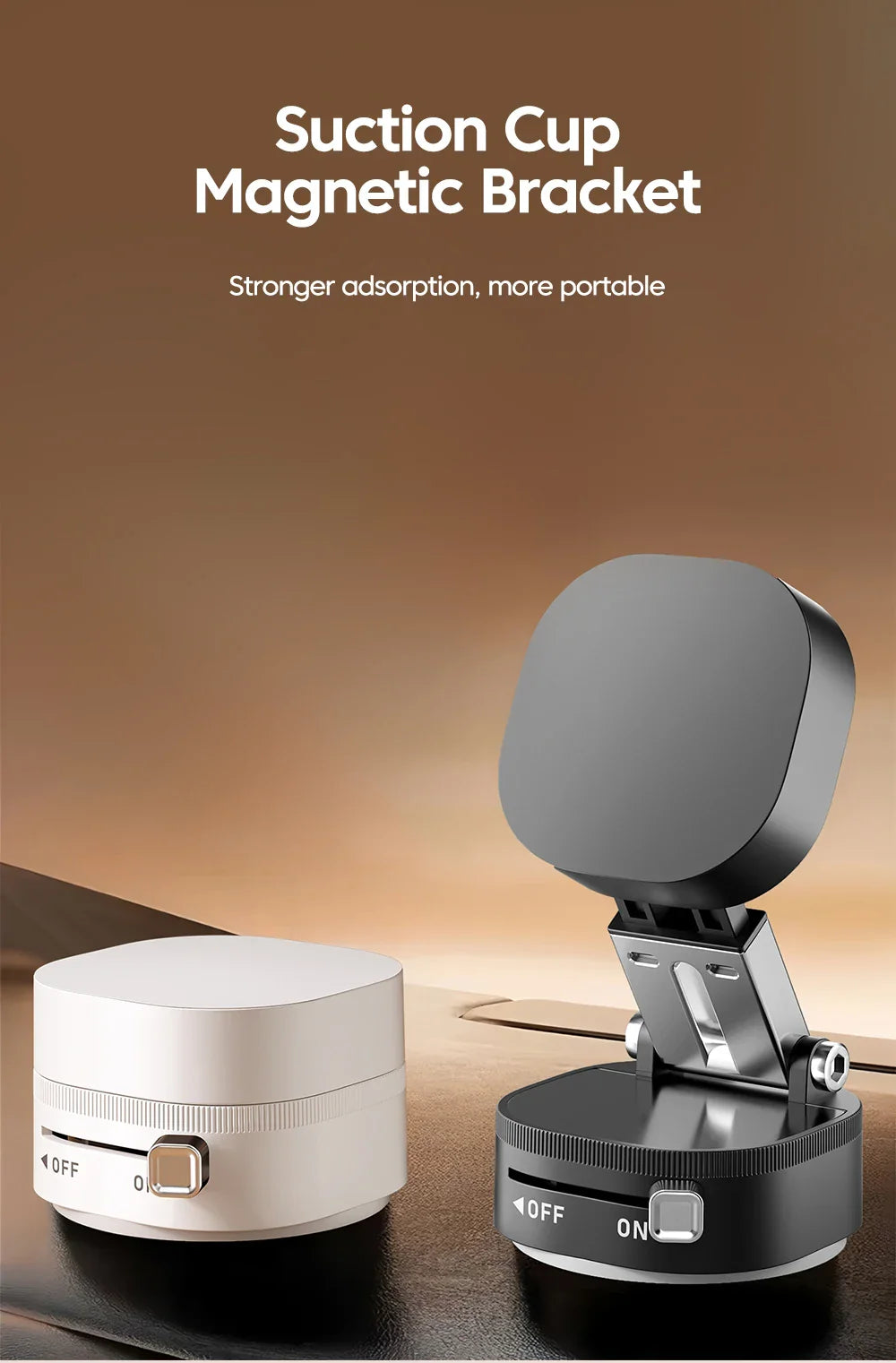 Magnetic Phone Holder Portable Multifunctional Foldable Car Holder