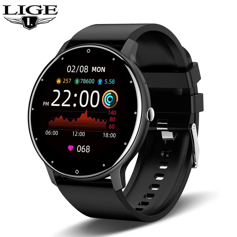 LIGE Smart Watch - Bluetooth Calling, Fitness & Sleep Tracker, Compatible with IOS & Android