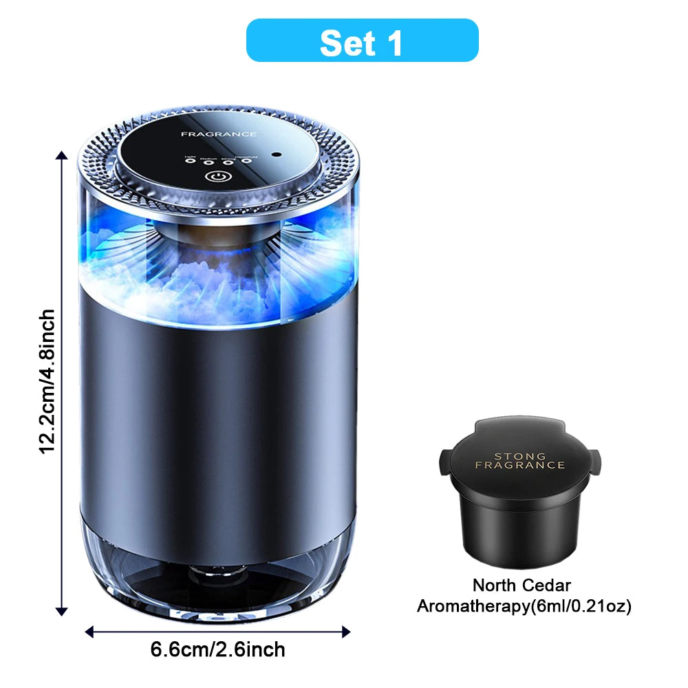 Cloud Mist Magic – Rechargeable Car Freshener with Smart Scents!