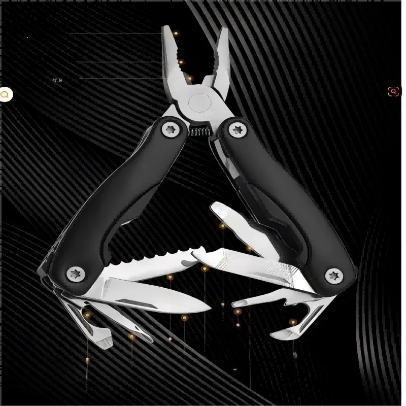 9-in-1 Stainless Steel Outdoor Survival Multi-Tool-Compact Camping Gear