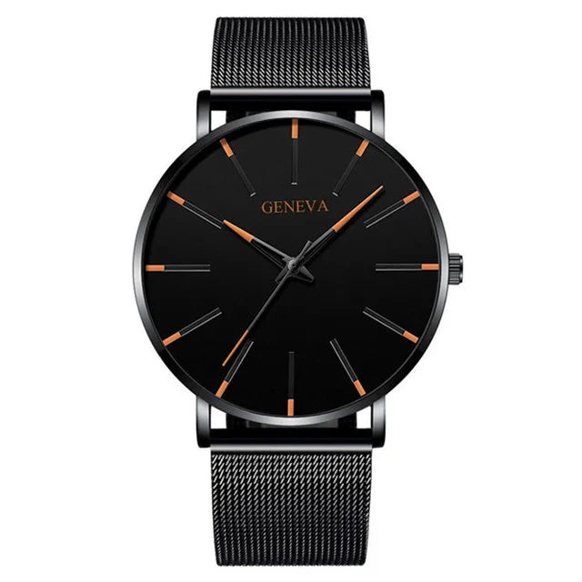 Minimalist Men's Fashion Ultra -Thin Quartz Watch