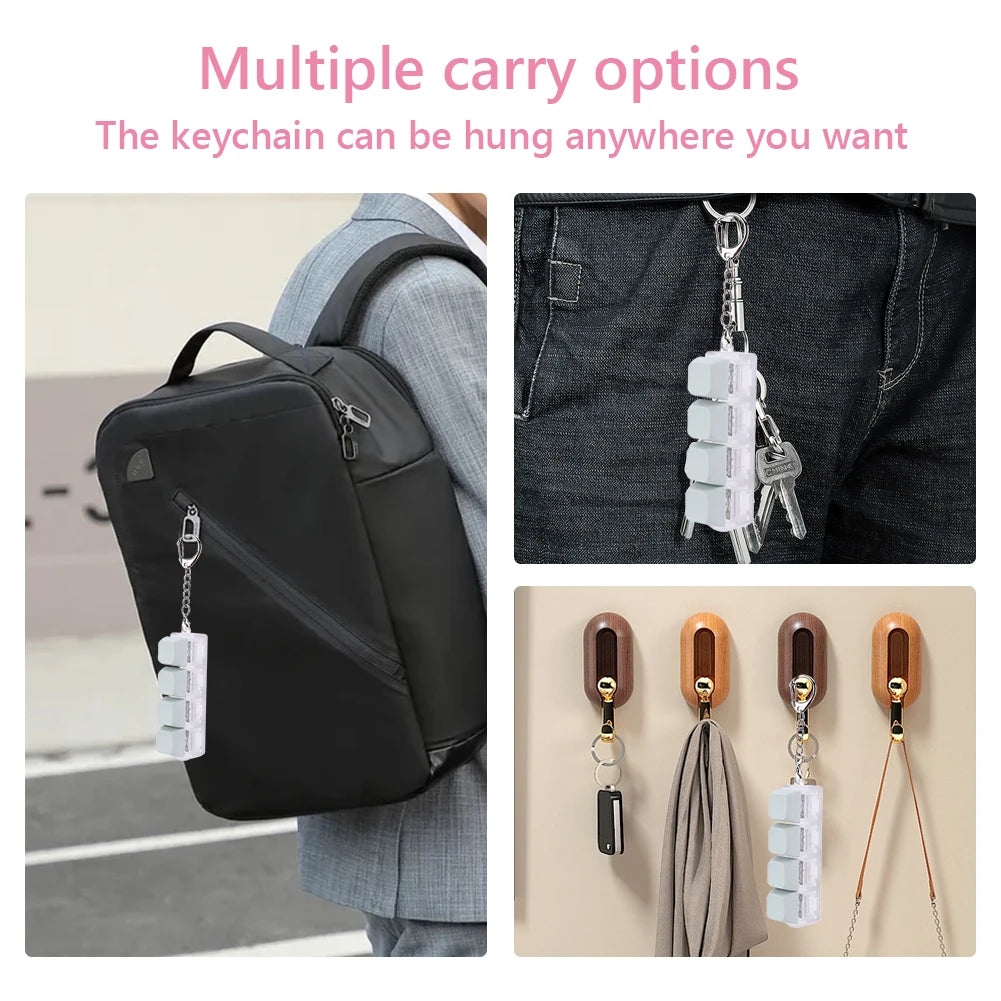 Fidget Keychain - Gift for Him, Stress Relief