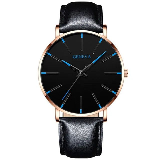 Minimalist Men's Fashion Ultra -Thin Quartz Watch