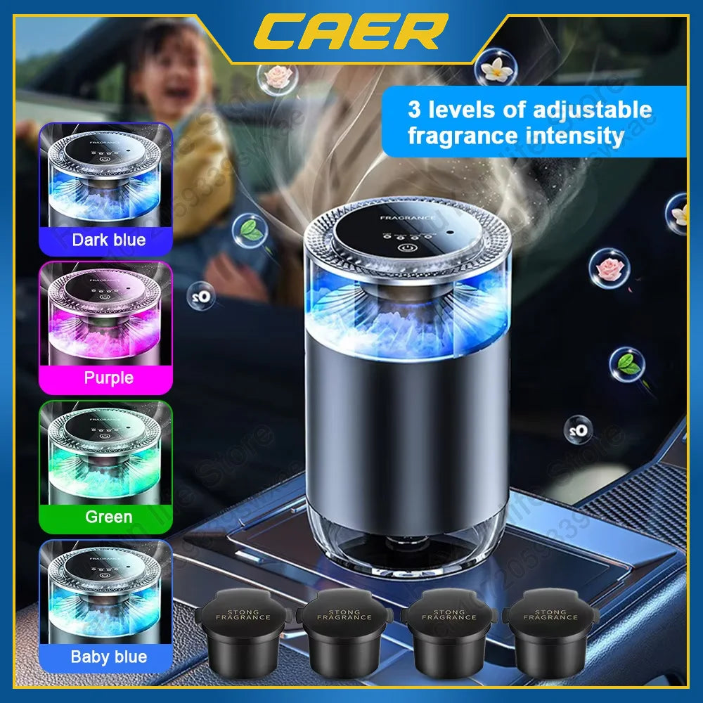 Cloud Mist Magic – Rechargeable Car Freshener with Smart Scents!