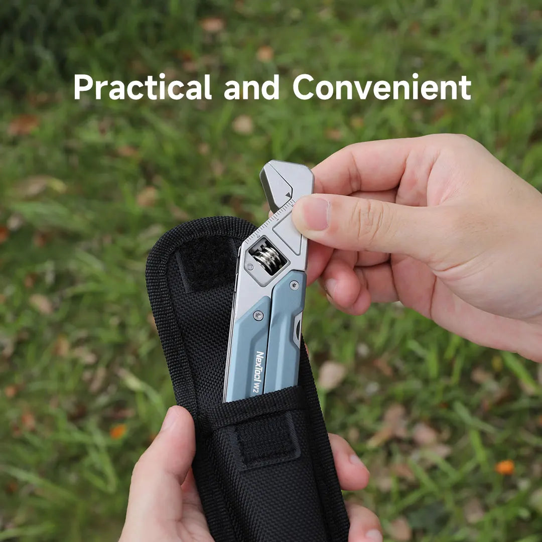 8-in-1 EDC Multitool - Compact Folding Pliers with Knife & Screwdriver