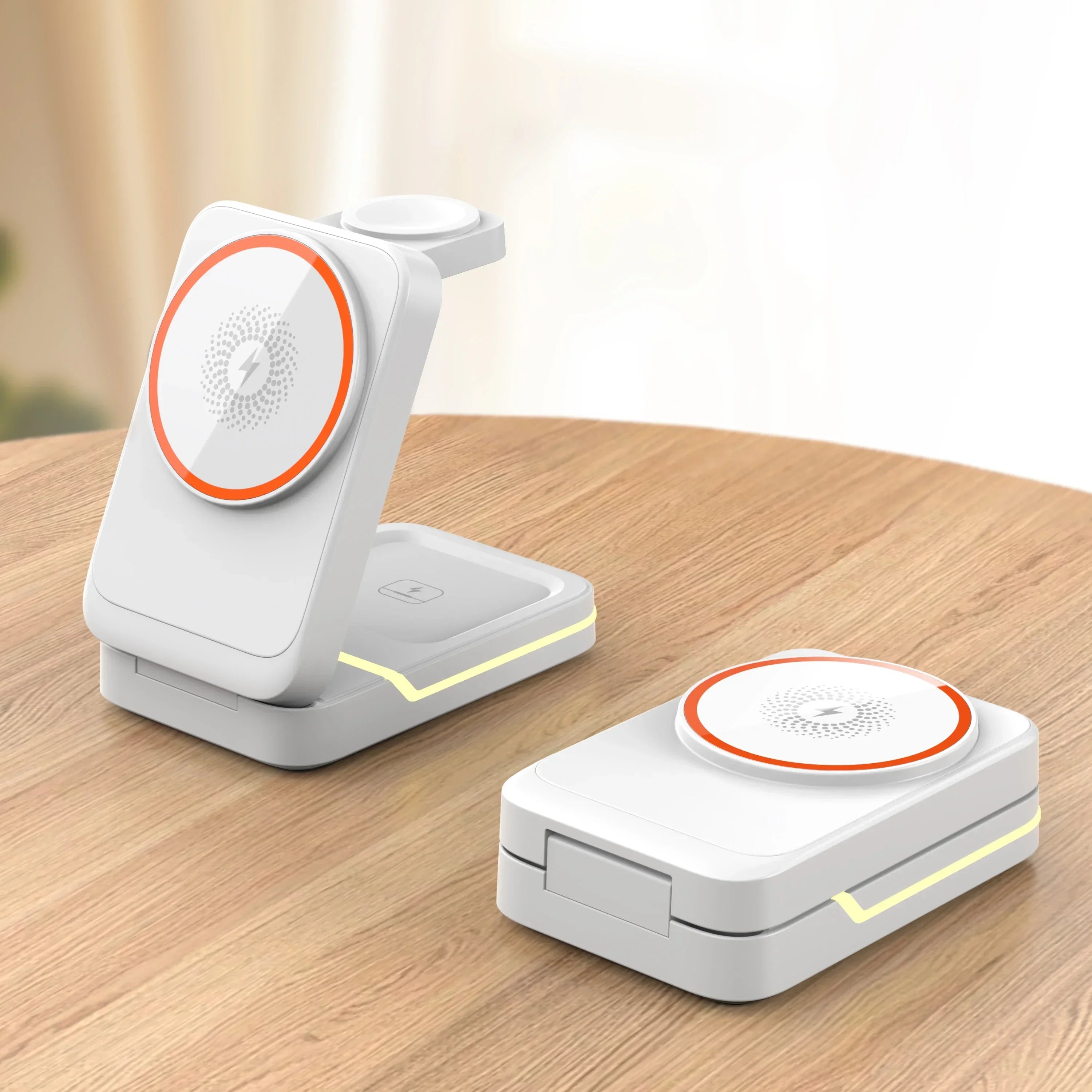 3-in-1 Wireless Travel Charger - Phone, Watch & Earbuds