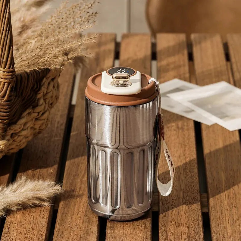 Smart Stainless Steel Travel Mug- Insulated Coffee & Tea Tumbler