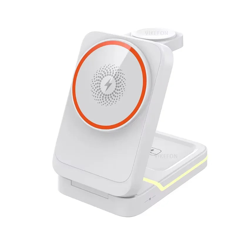 3-in-1 Wireless Travel Charger - Phone, Watch & Earbuds