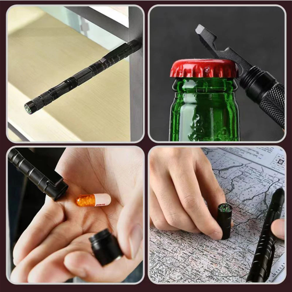 Tactical Self-Defense Pen - Multifunctional Outdoor Survival Tool