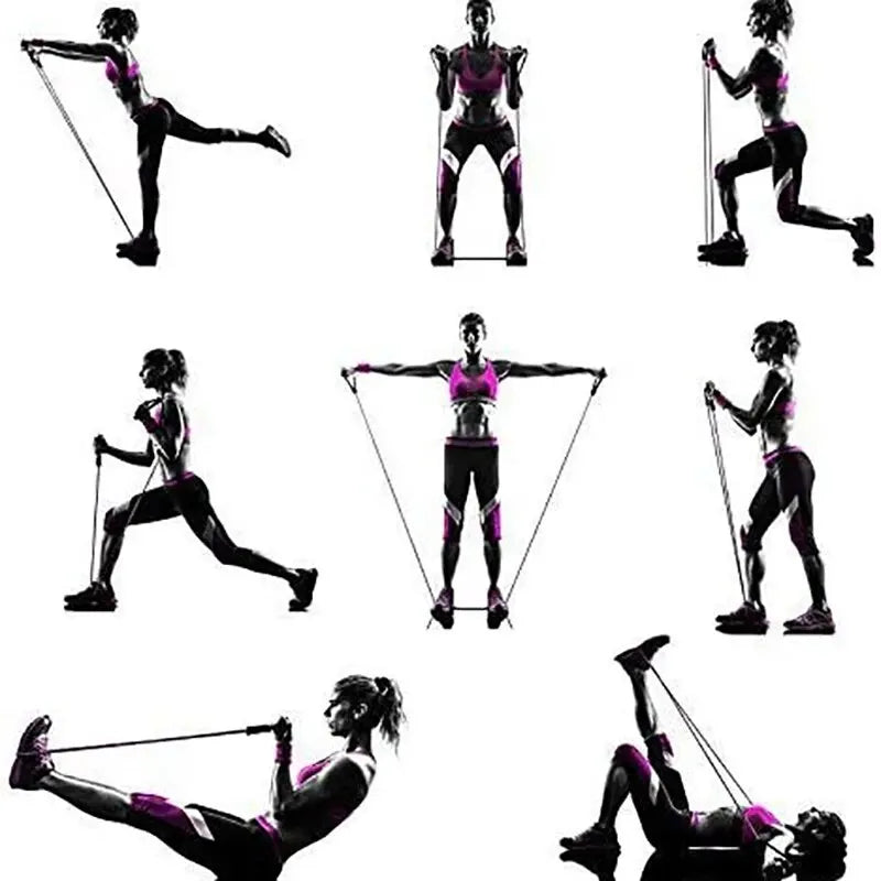 Resistance Bands with handles - Home & Travel Workout Set
