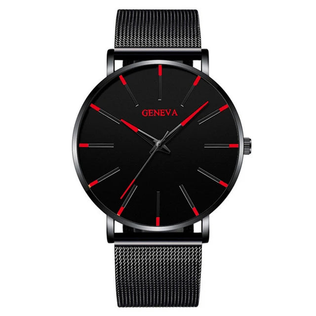 Minimalist Men's Fashion Ultra -Thin Quartz Watch