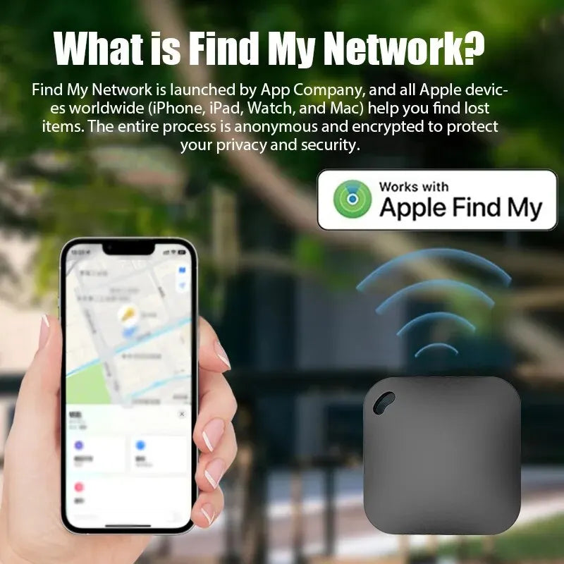 Smart Bluetooth GPS Key Finder - Works with Apple Find My App