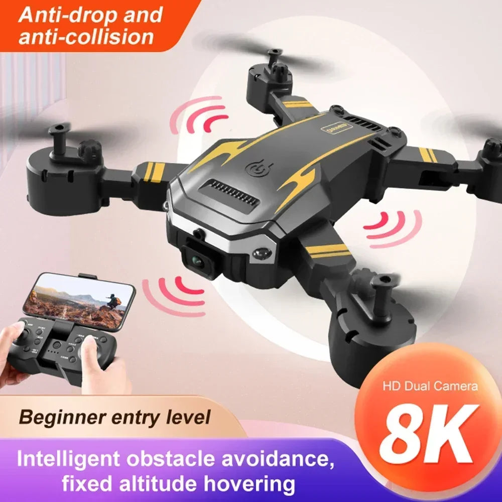 Professional 8K Dual Camera 5G HD Drone with GPS & Obstacle Avoidance