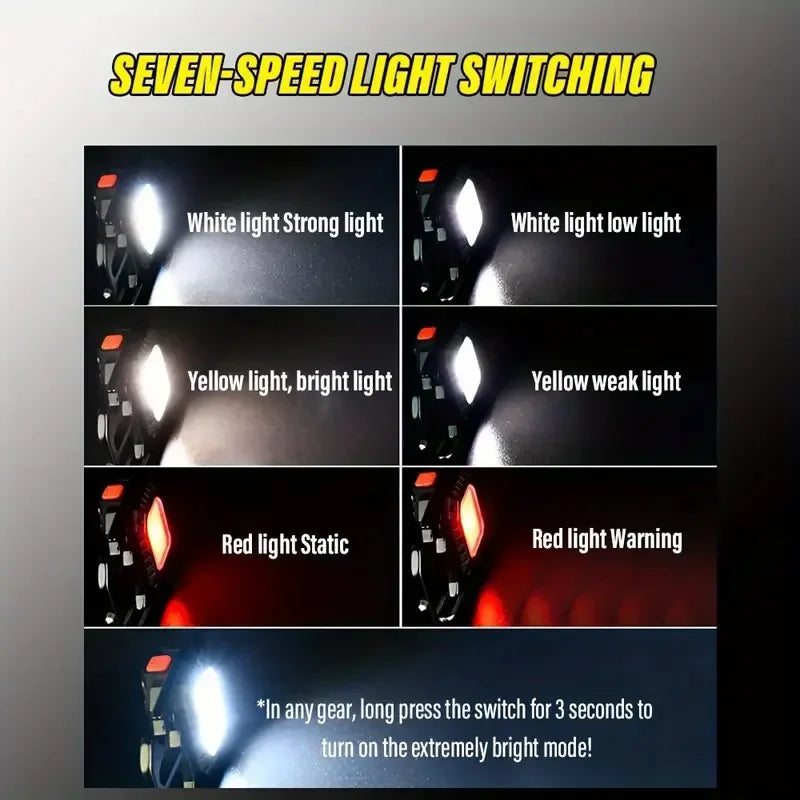 Multifunctional keychain flashlight