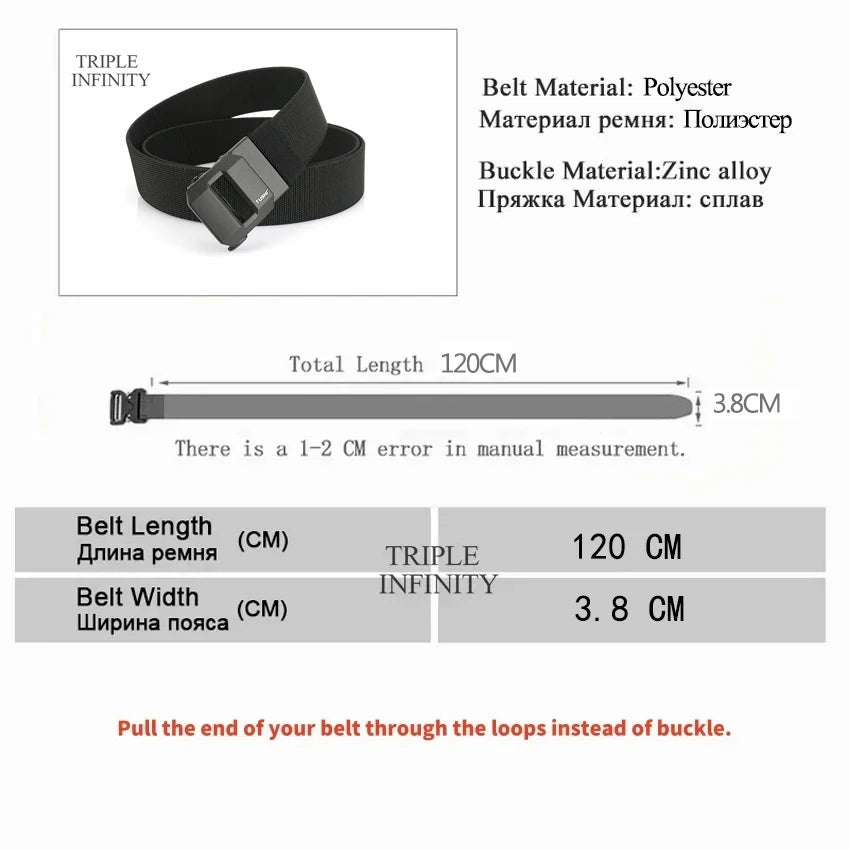 Men's Belt  – Rugged Hold, Zero Slip, TactiFit, Military Grade