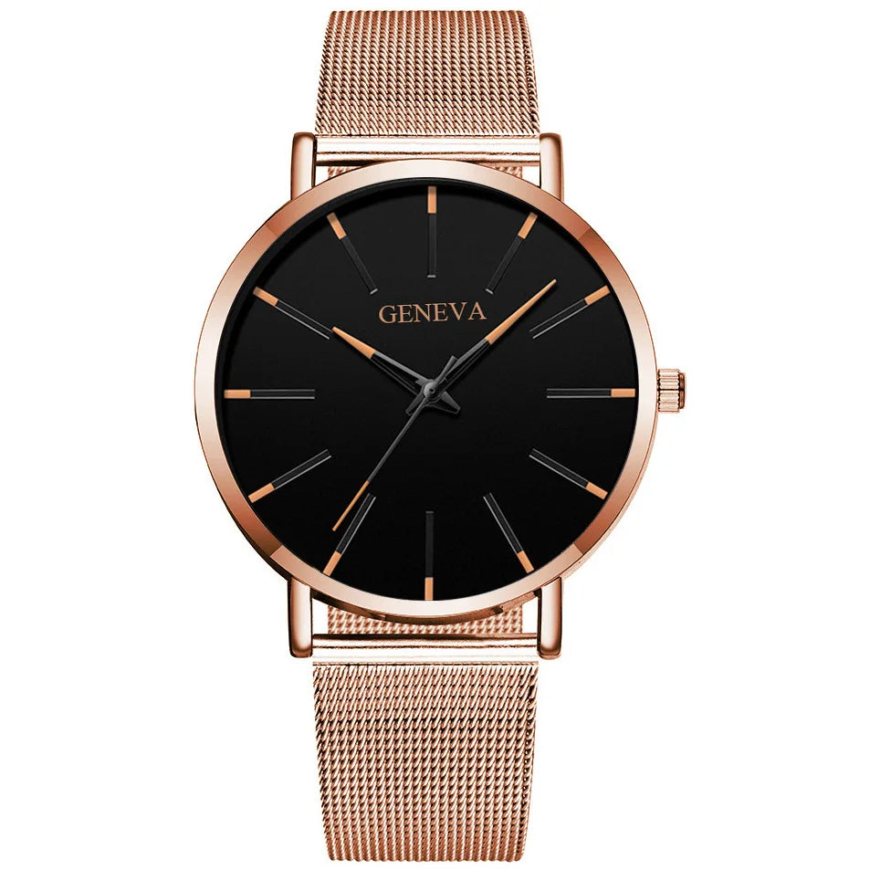 Minimalist Men's Fashion Ultra -Thin Quartz Watch
