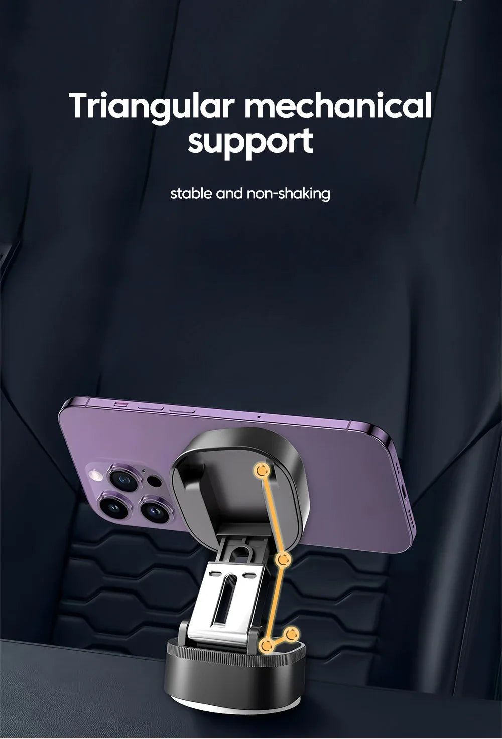 Magnetic Phone Holder Portable Multifunctional Foldable Car Holder