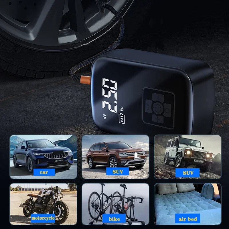 Wireless Car Air Compressor Electric Pump