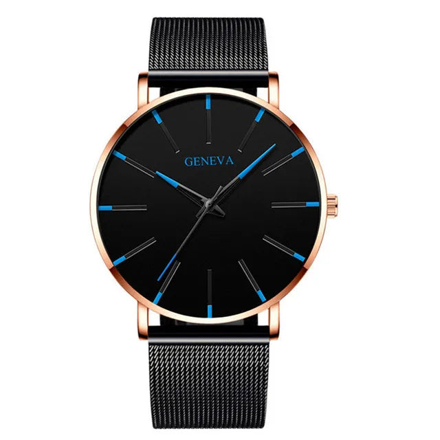 Minimalist Men's Fashion Ultra -Thin Quartz Watch