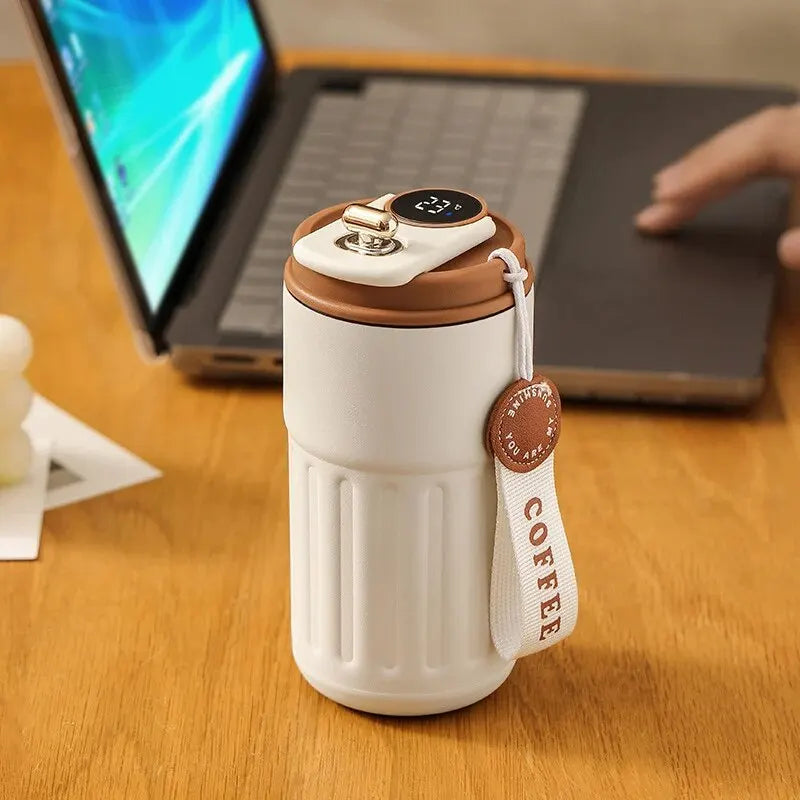 Smart Stainless Steel Travel Mug- Insulated Coffee & Tea Tumbler