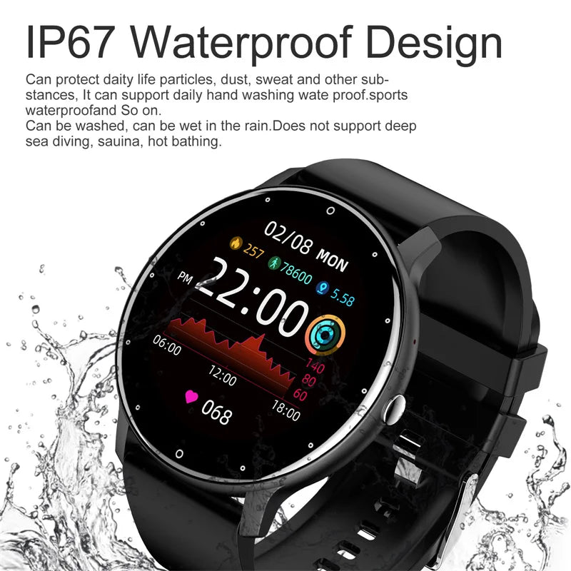 LIGE Smart Watch - Bluetooth Calling, Fitness & Sleep Tracker, Compatible with IOS & Android