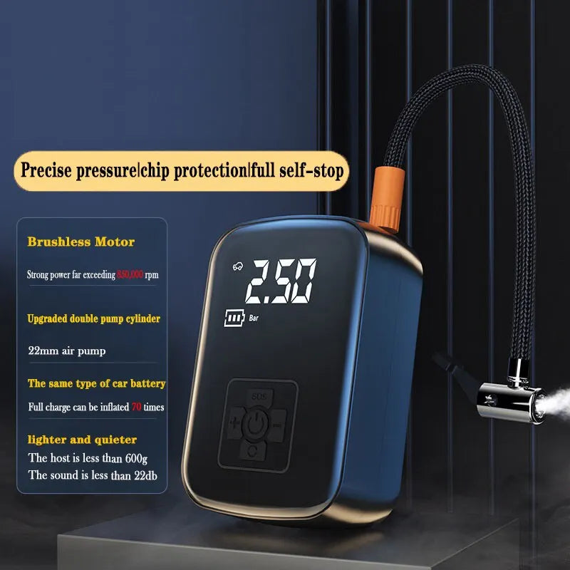 Wireless Car Air Compressor Electric Pump