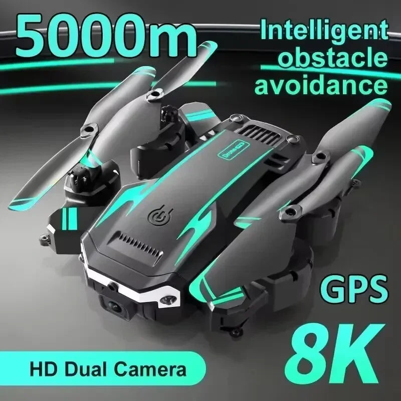 Professional 8K Dual Camera 5G HD Drone with GPS & Obstacle Avoidance