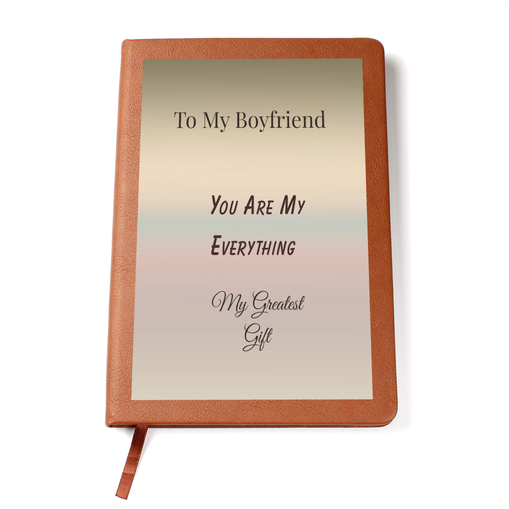 To My Boyfriend - My Everything Journal | Romantic Keepsake for Him