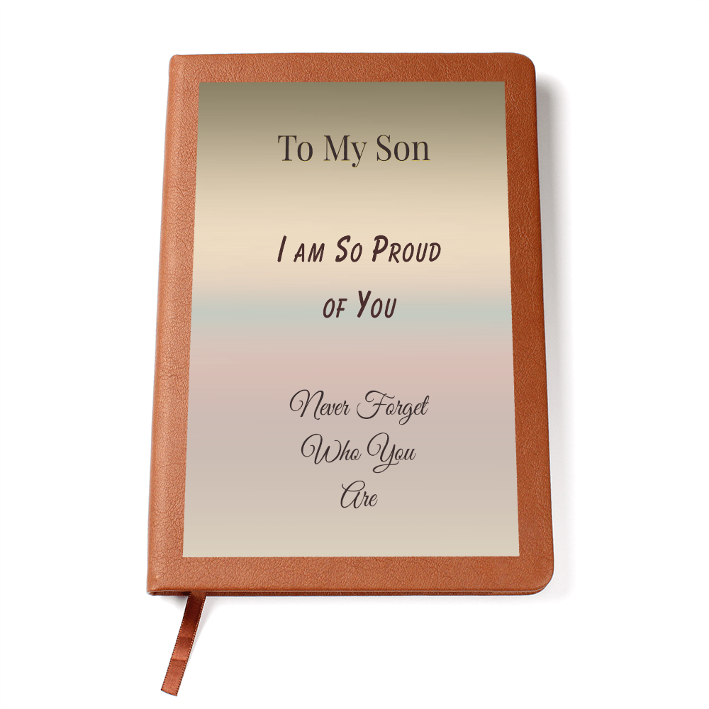 To My Son - Proud of You Journal