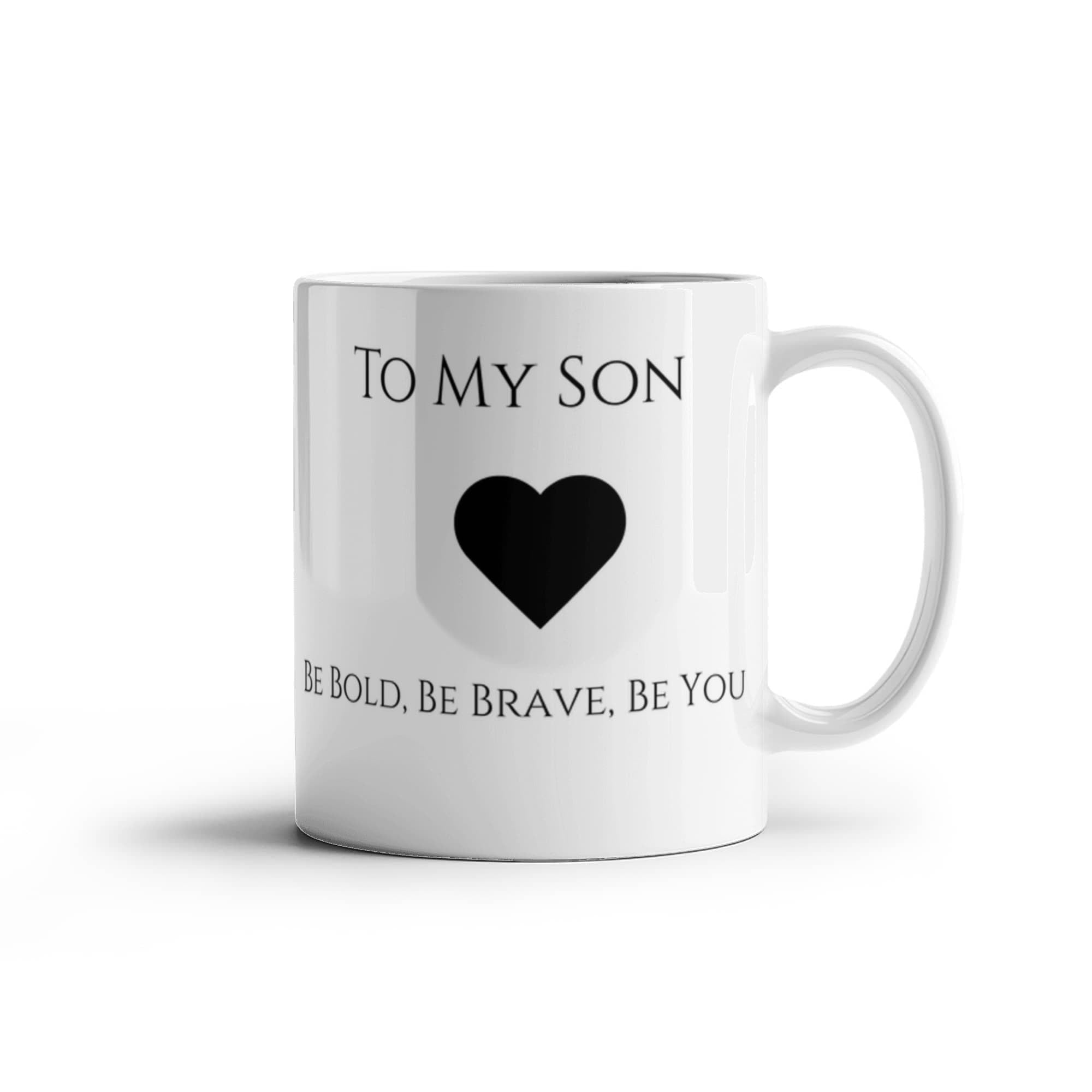 To My Son Coffee Mug - Inspirational Gift for Him