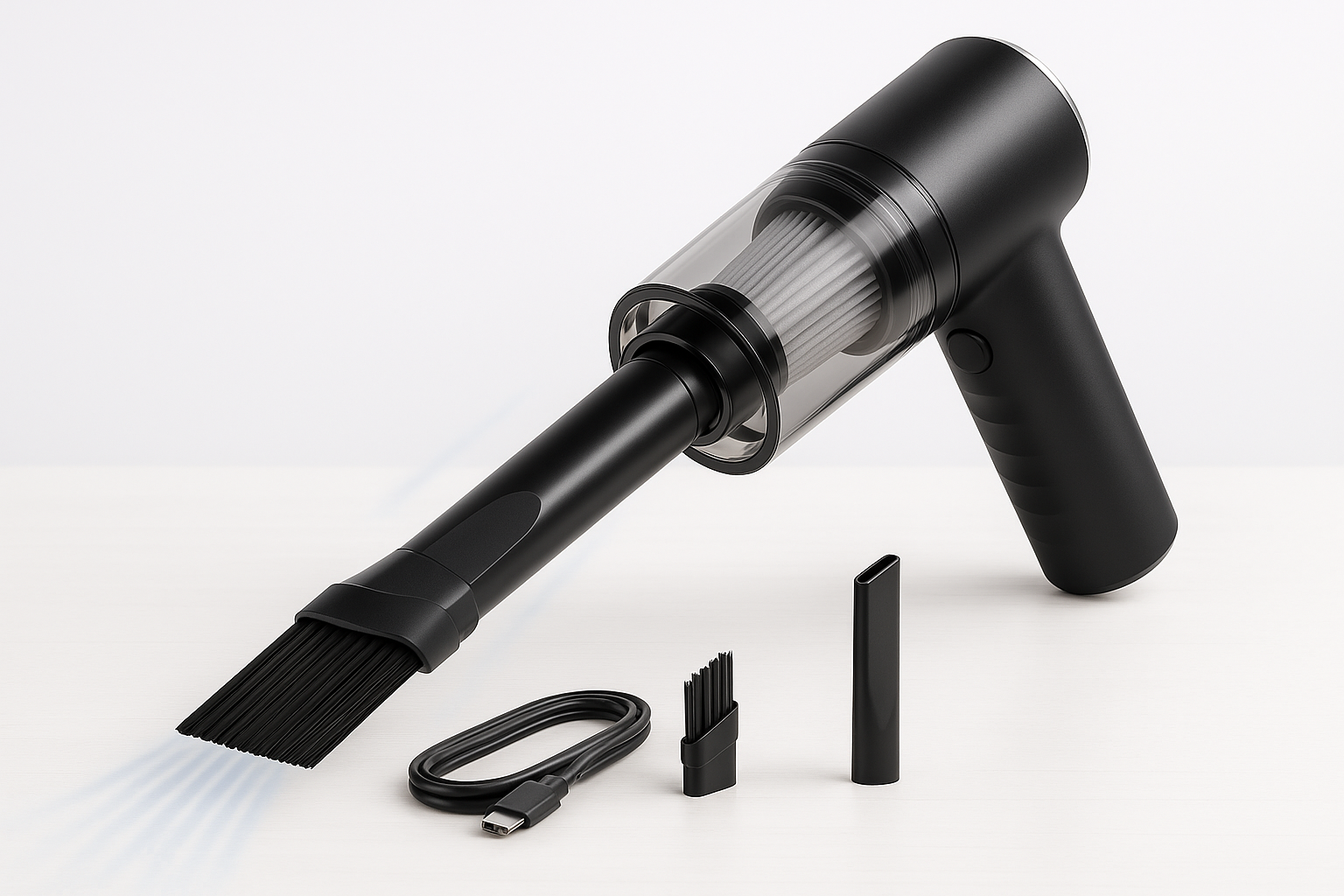 Portable Wireless Car Vacuum Cleaner- Powerful Handheld Auto Accessory