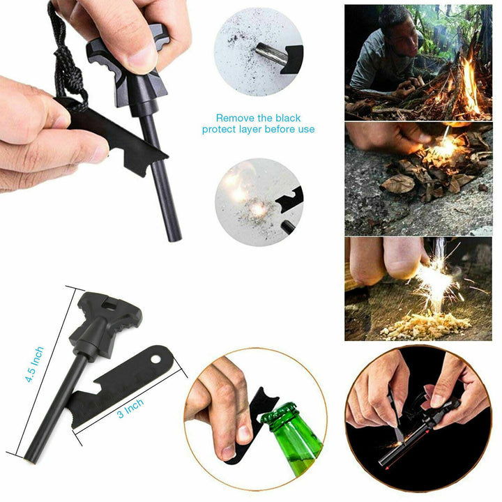 13 in 1 Outdoor Emergency Survival Kit- Tactical Gear for Camping & Hiking