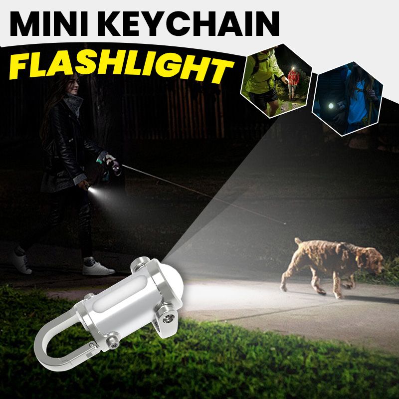 Super Bright Mini Keychain Flashlight - Portable LED Gift for Him