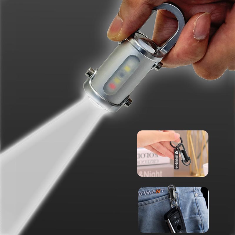 Super Bright Mini Keychain Flashlight - Portable LED Gift for Him